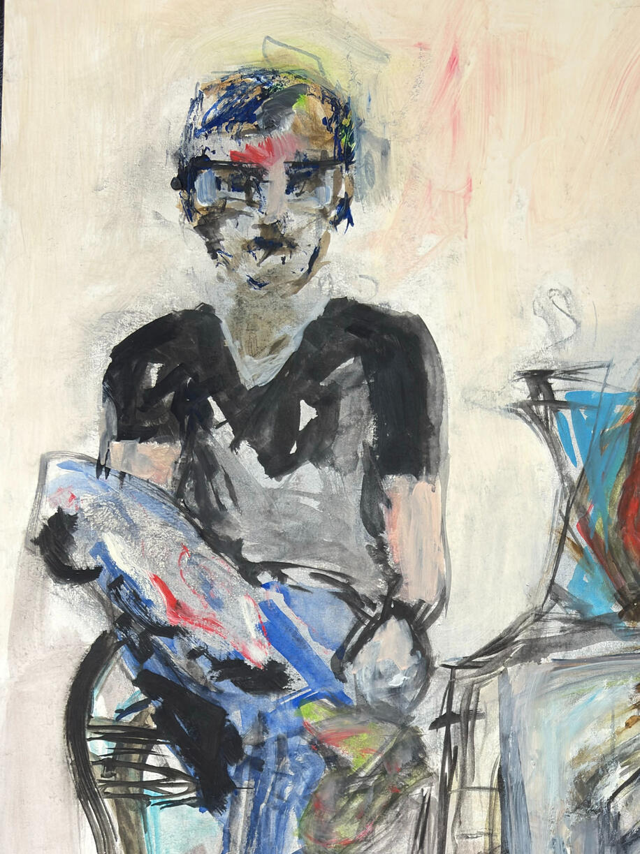 Brushwork detail