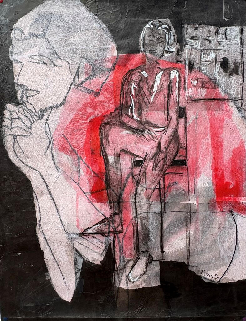Bloody Mary 70 x 55 cm $1,500