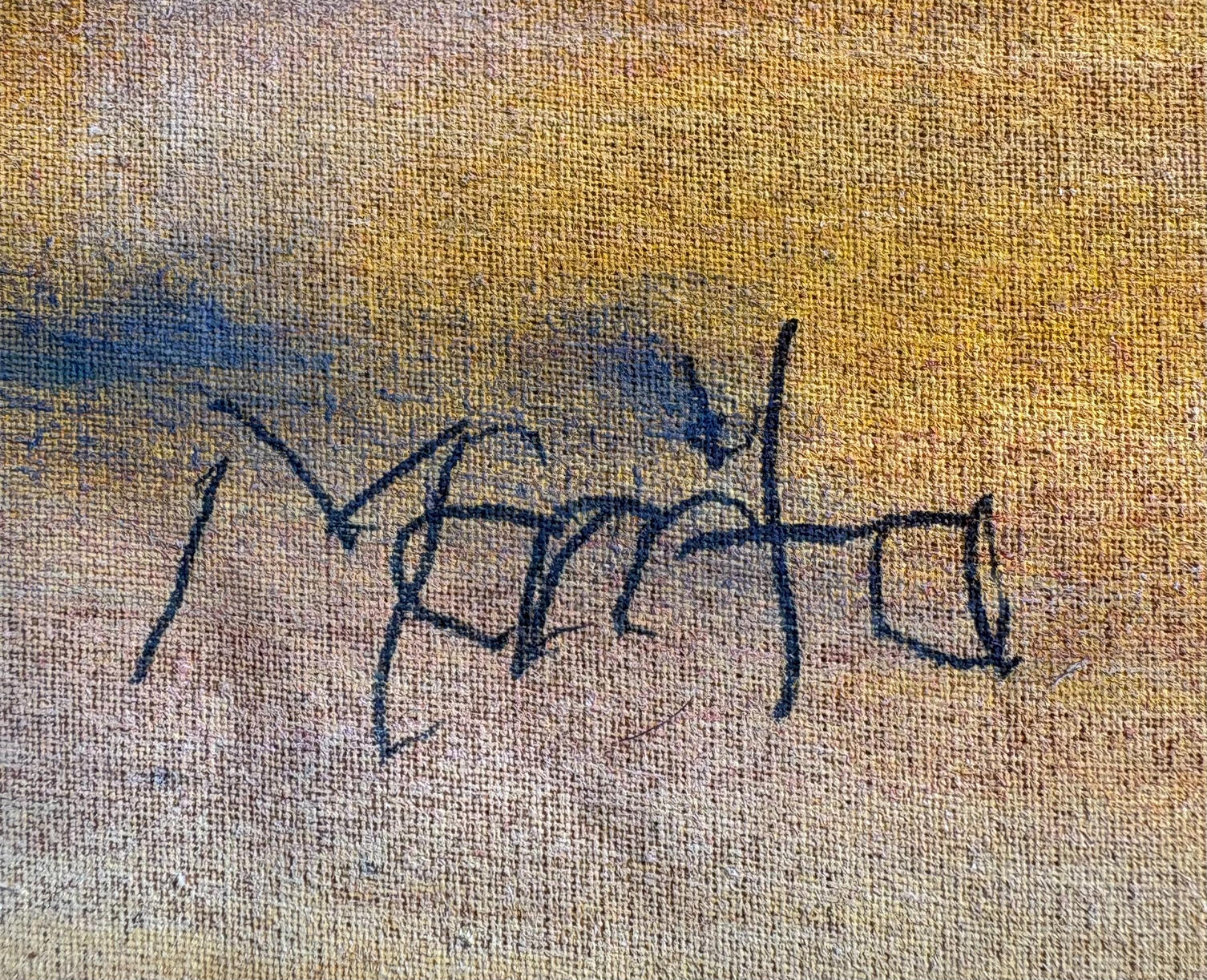 Brushwork detail