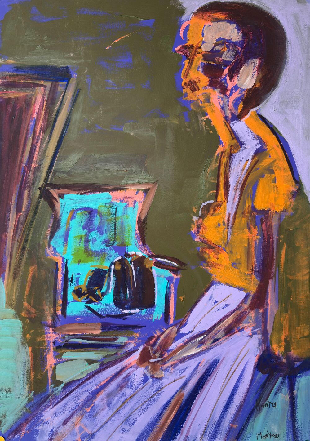 Vanity Fair 1962, limited edition print by Marita D'Arcy